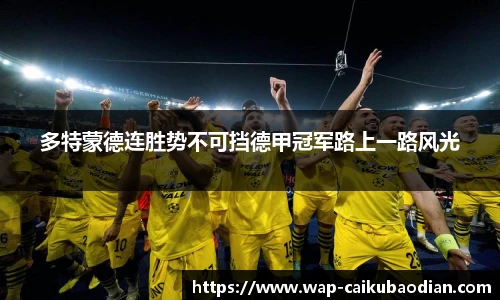 多特蒙德连胜势不可挡德甲冠军路上一路风光